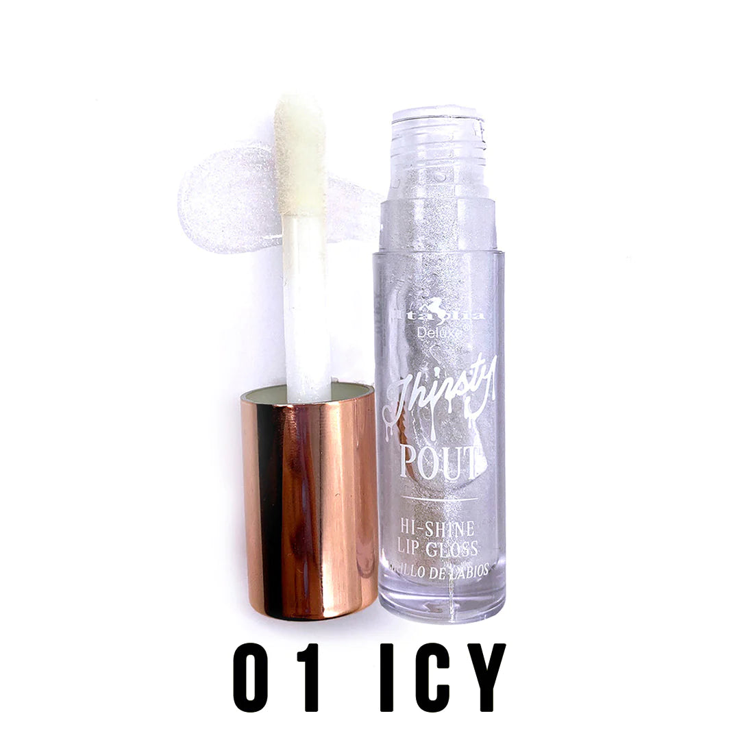 Thirsty Pout Hi-Shine Lip Gloss - Italia Deluxe
