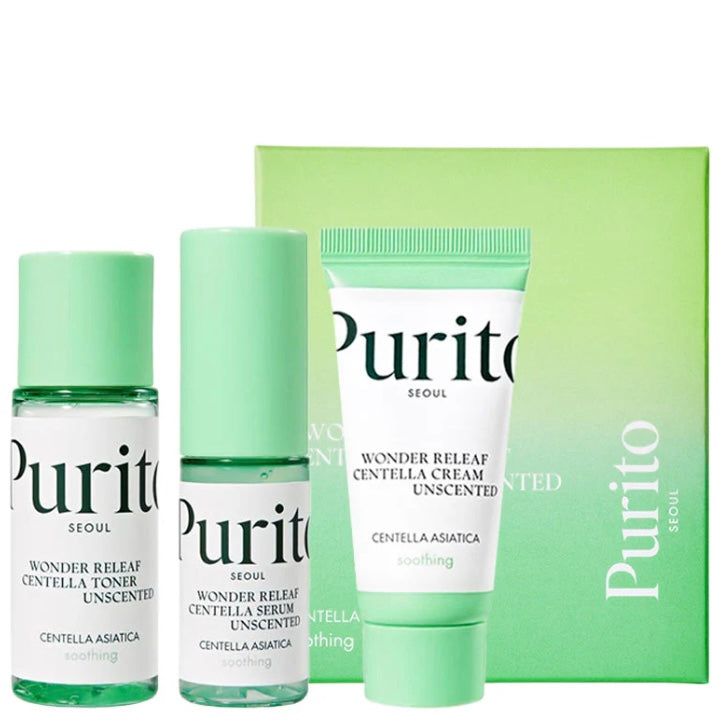 PURITO SEOUL - Wonder Releaf Centella Mini Kit Unscented