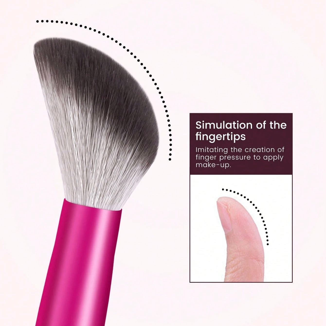 MAANGE - Brochas de Maquillaje Profesional para Rubor/Polvo
