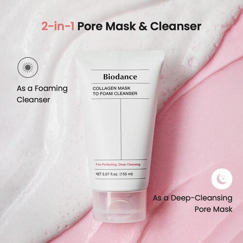 Biodance - Collagen Mask To Foam Cleanser