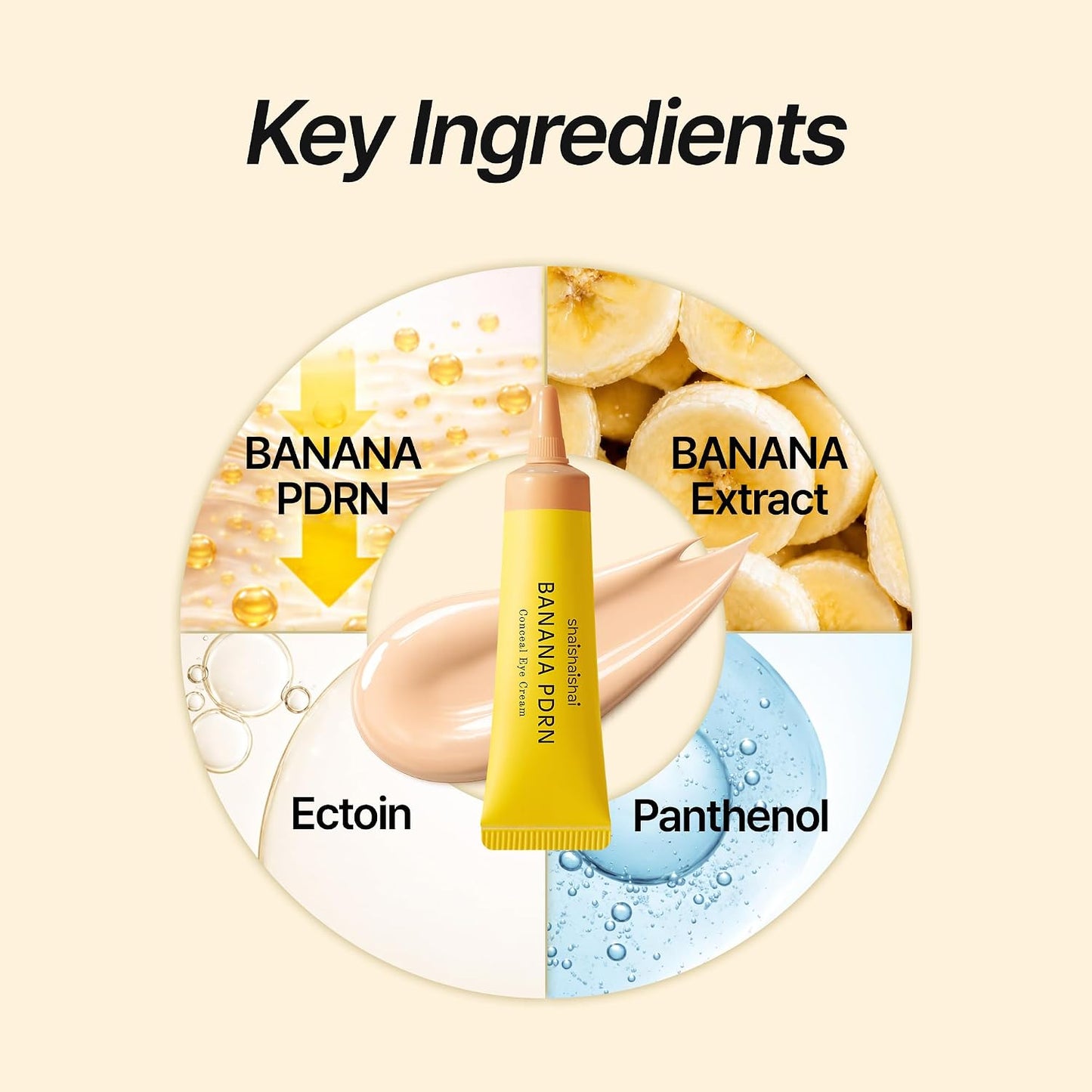 shaishaishai - BANANA PDRN Conceal Eye Cream
