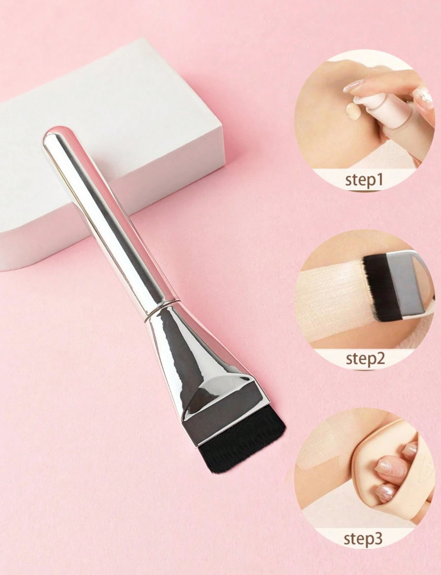 SHEIN - Brocha de Maquillaje Plana y Delgada