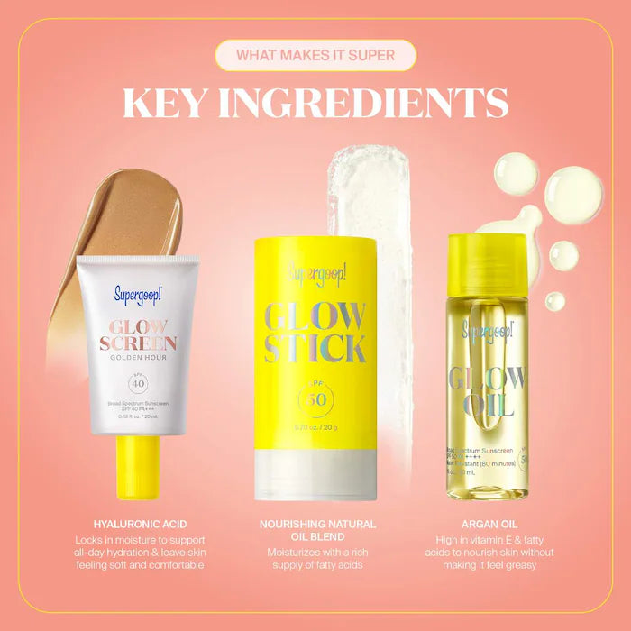 Supergoop! - Destination Glow SPF Kit**BAJO-PEDIDO**