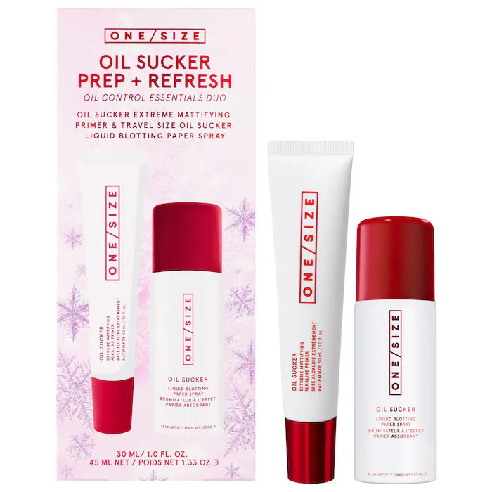 ONE/SIZE by Patrick Starrr  Oil Sucker Prep & Refresh Mattifying Duo **BAJO-PEDIDO**