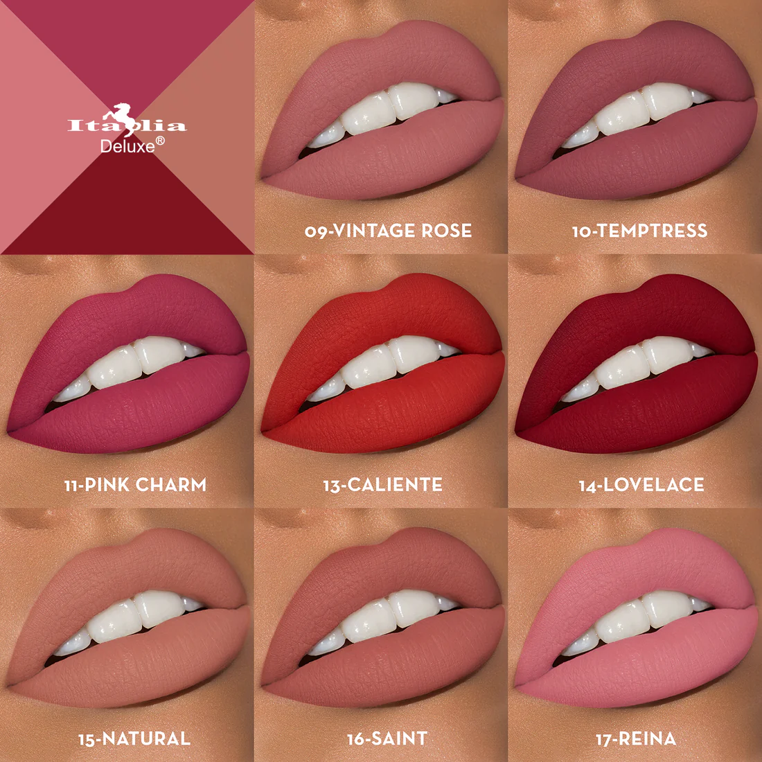 Mattee 2 Labial Mousse Matte Lipstick - Italia Deluxe – Issey-K Makeup