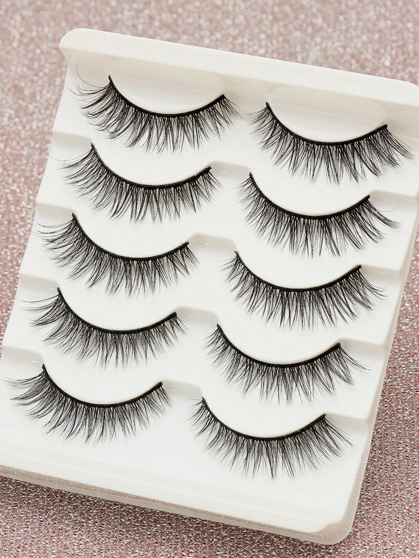 Shein - Set de 5 Pares de Pestañas Postizas