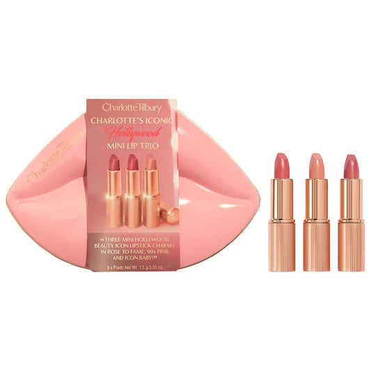 Charlotte Tilbury - Mini Iconic Hollywood Lipstick Trio Gift Set
**BAJO-PEDIDO**