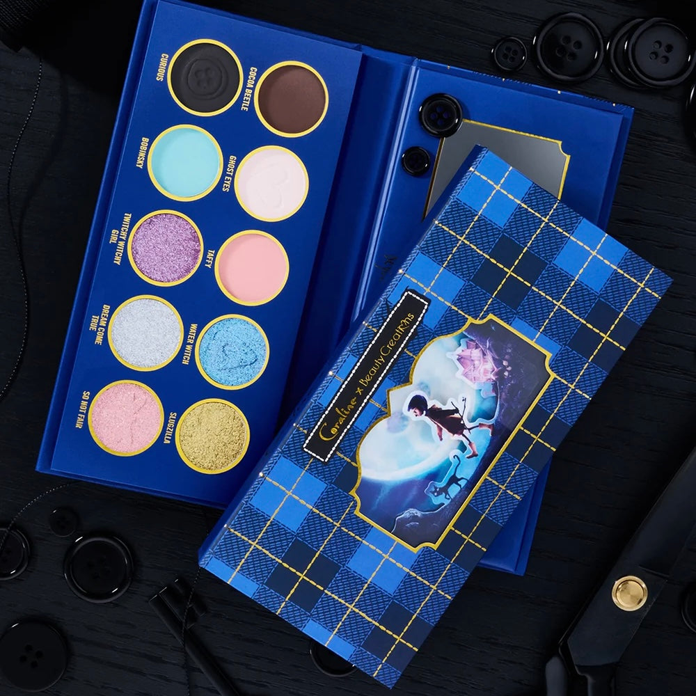 CORALINE X BEAUTY CREATIONS - PALETA DE SOMBRAS - BEYOND THE DOOR **BAJO-PEDIDO**