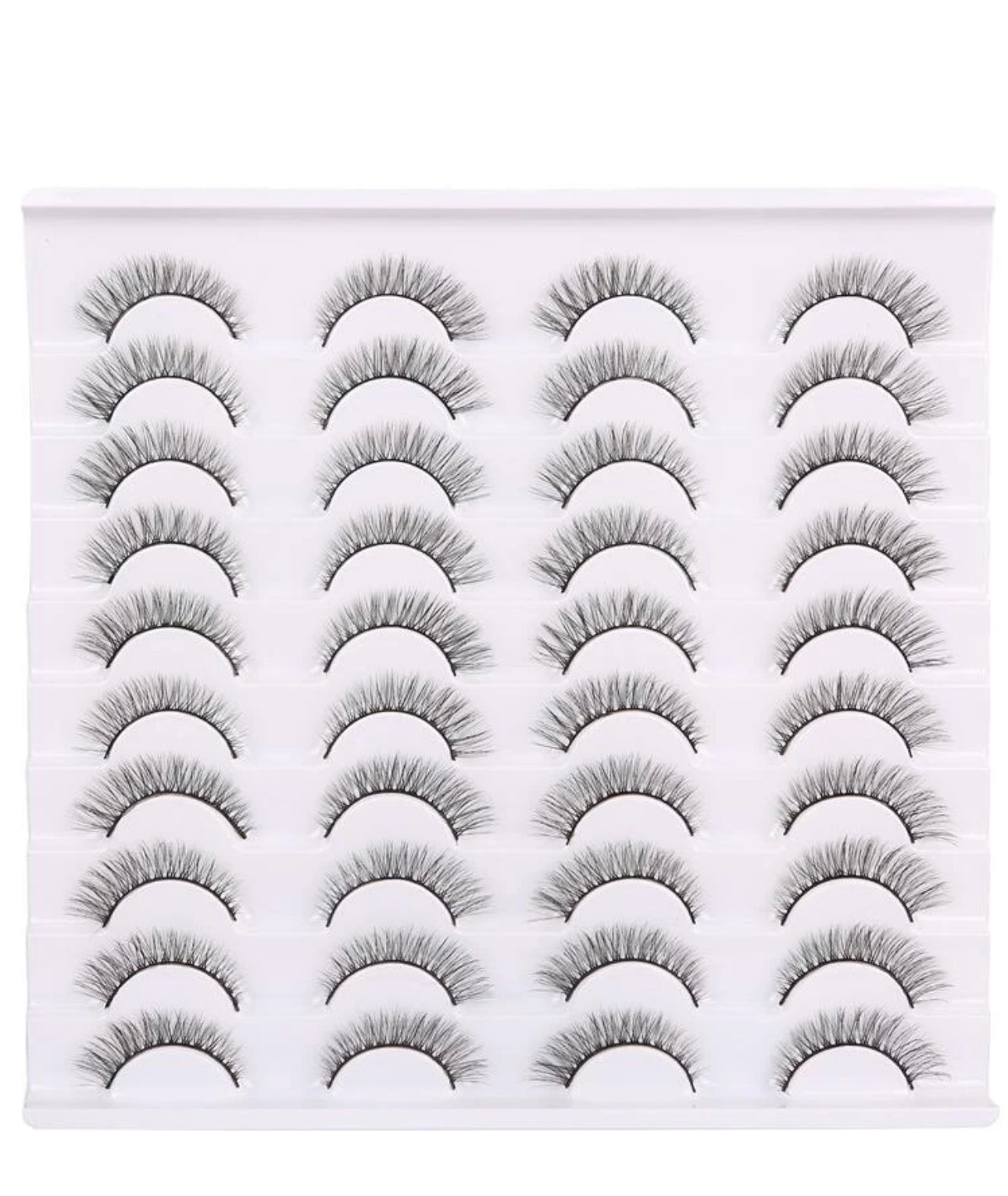 Shein - Set 20 Pares de Pestañas Naturales