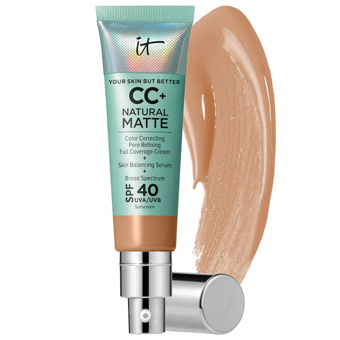IT Cosmetics - CC+ Cream Natural Matte Foundation with SPF 40 *BAJO-PEDIDO**
