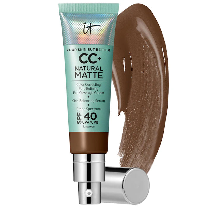 IT Cosmetics - CC+ Cream Natural Matte Foundation with SPF 40 *BAJO-PEDIDO**