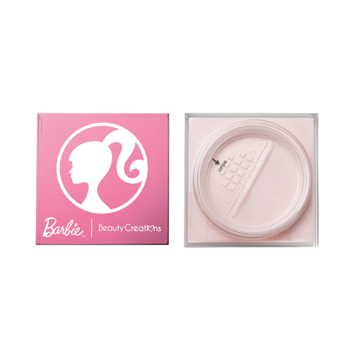 Beauty creations - Polvos sueltos Barbie "Future Is Bright" Pink Loose Setting Powder