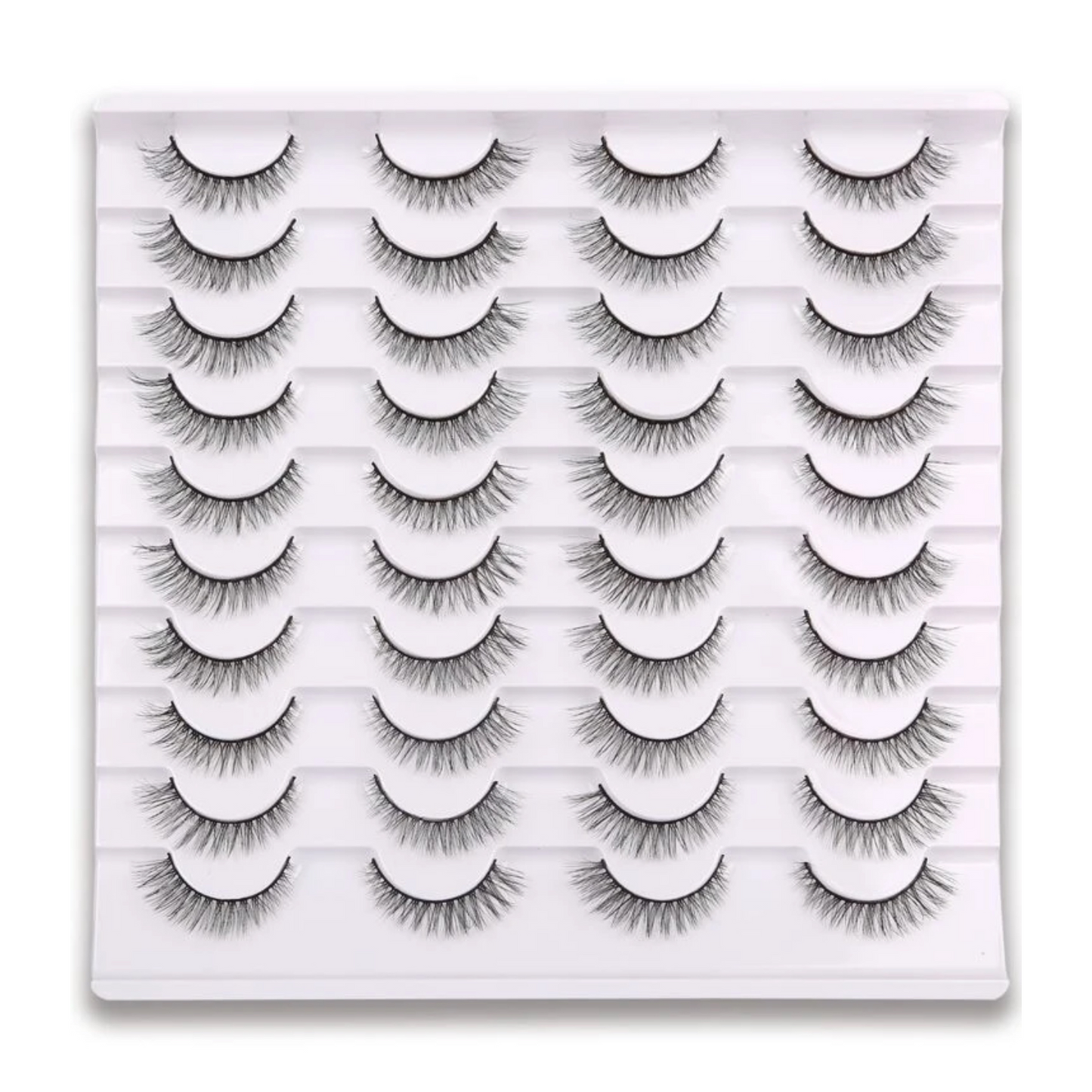 Shein - Set 20 Pares de Pestañas Naturales