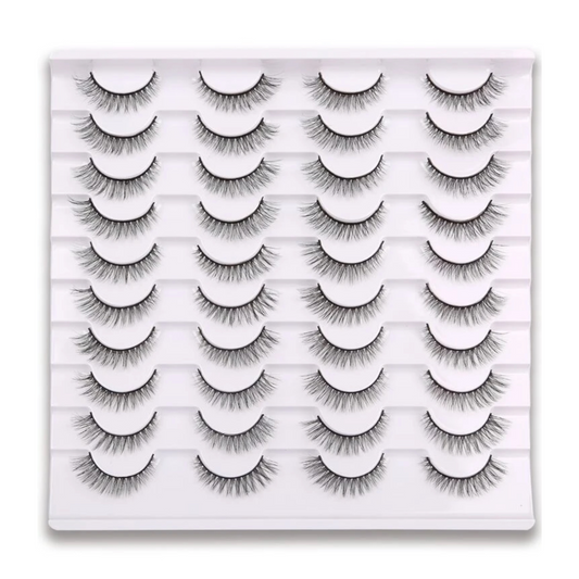 Shein - Set 20 Pares de Pestañas Naturales