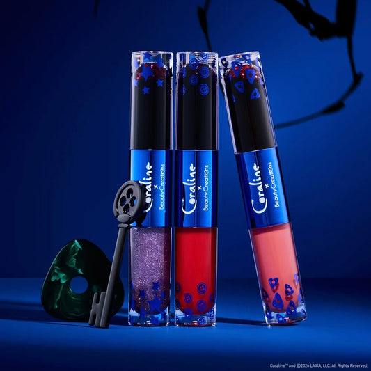 CORALINE X BEAUTY CREATIONS - KIT GLOSS & TINTA PEEL OFF - STAY FOREVER **BAJO-PEDIDO**