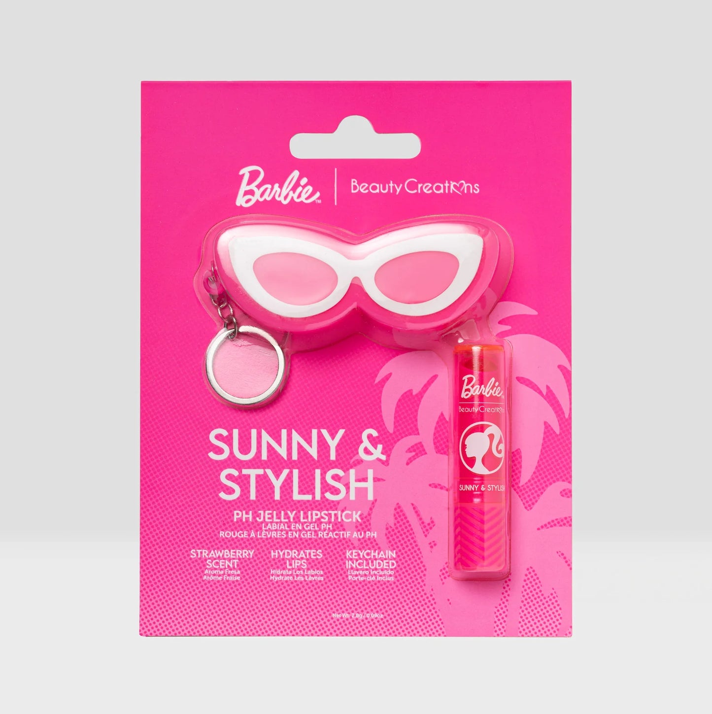 Beauty Creations - Barbie Sunny & Stylish Ph Lip Jelly Lipstick Keychain