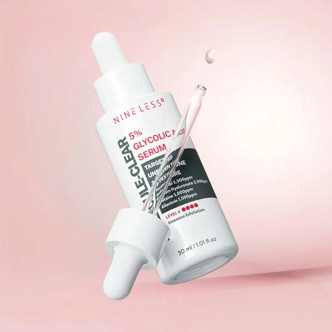 NINELESS - Sérum Facial Molecule-Clear 5% Glycolic Acid Serum