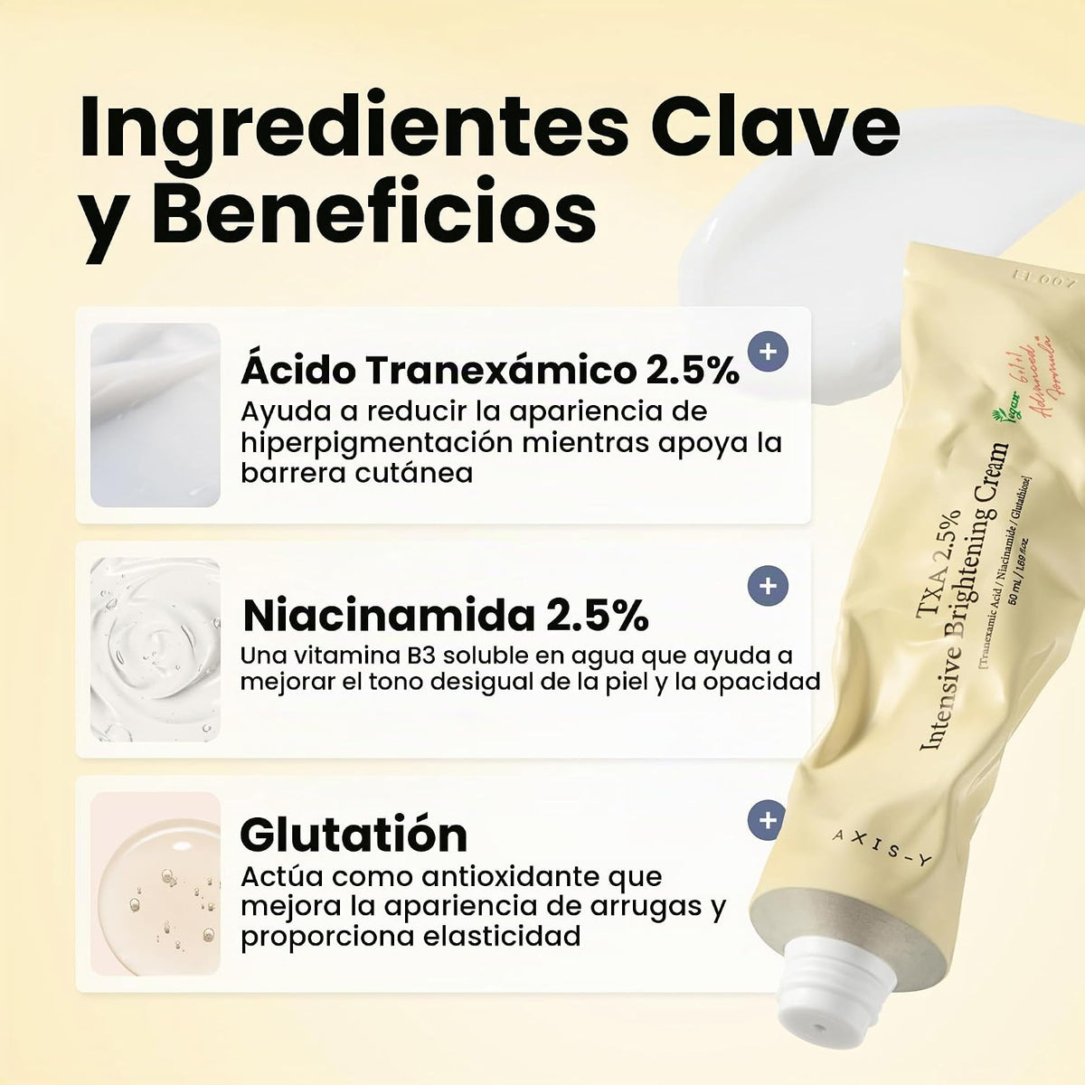AXIS-Y - Crema Hidratante TXA 2.5% Intensive Brightening Cream