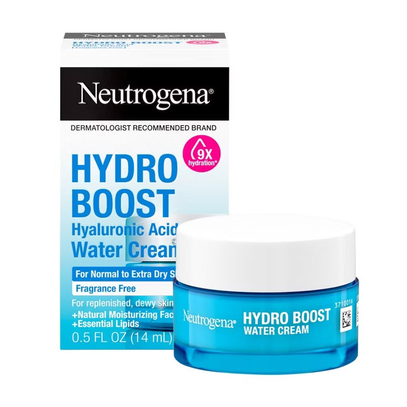 Neutrogena - Crema Humectante Hydro Boost Hyaluronic Acid Water Gel Moisturizer, Fragrance Free