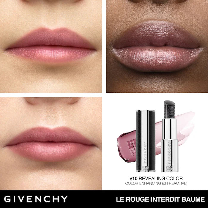 Givenchy - Le Rouge Interdit pH Reactive Hydrating Universal Black Lip Balm  **BAJO-PEDIDO**
