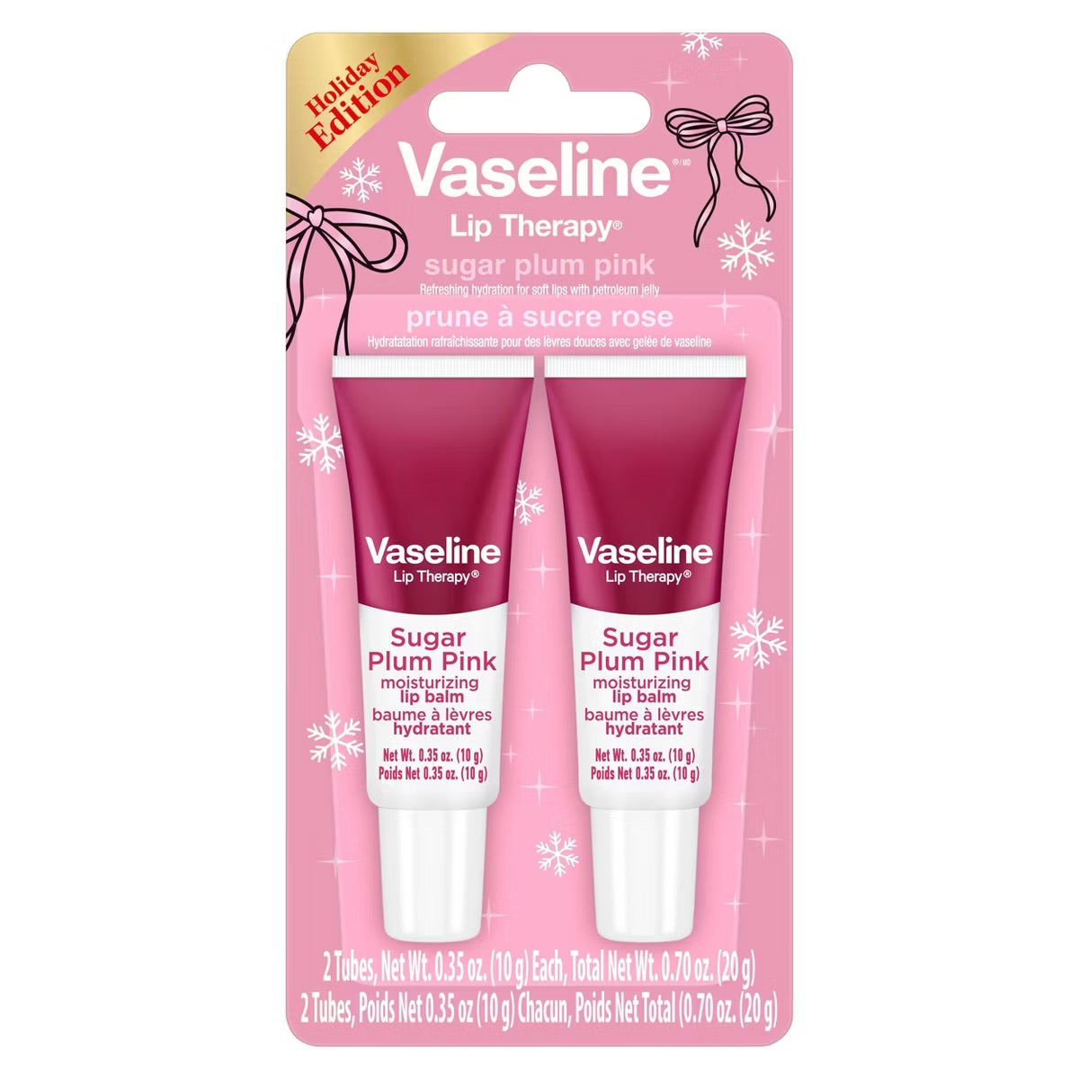 Vaseline -  Holiday Limited Edition Lip Balm  Sugar Plum