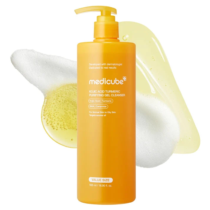 Medicube - Kojic Acid Turmeric Purifying Gel Cleanser