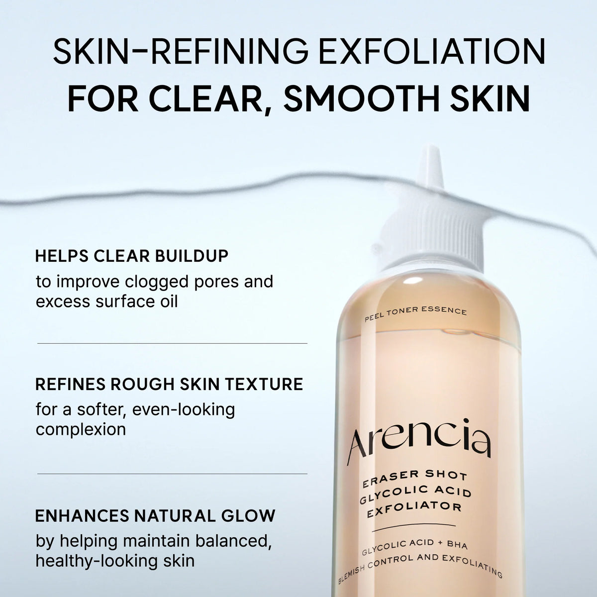 Arencia - Exfoliante Facial Eraser Shot Glycolic Acid Exfoliator