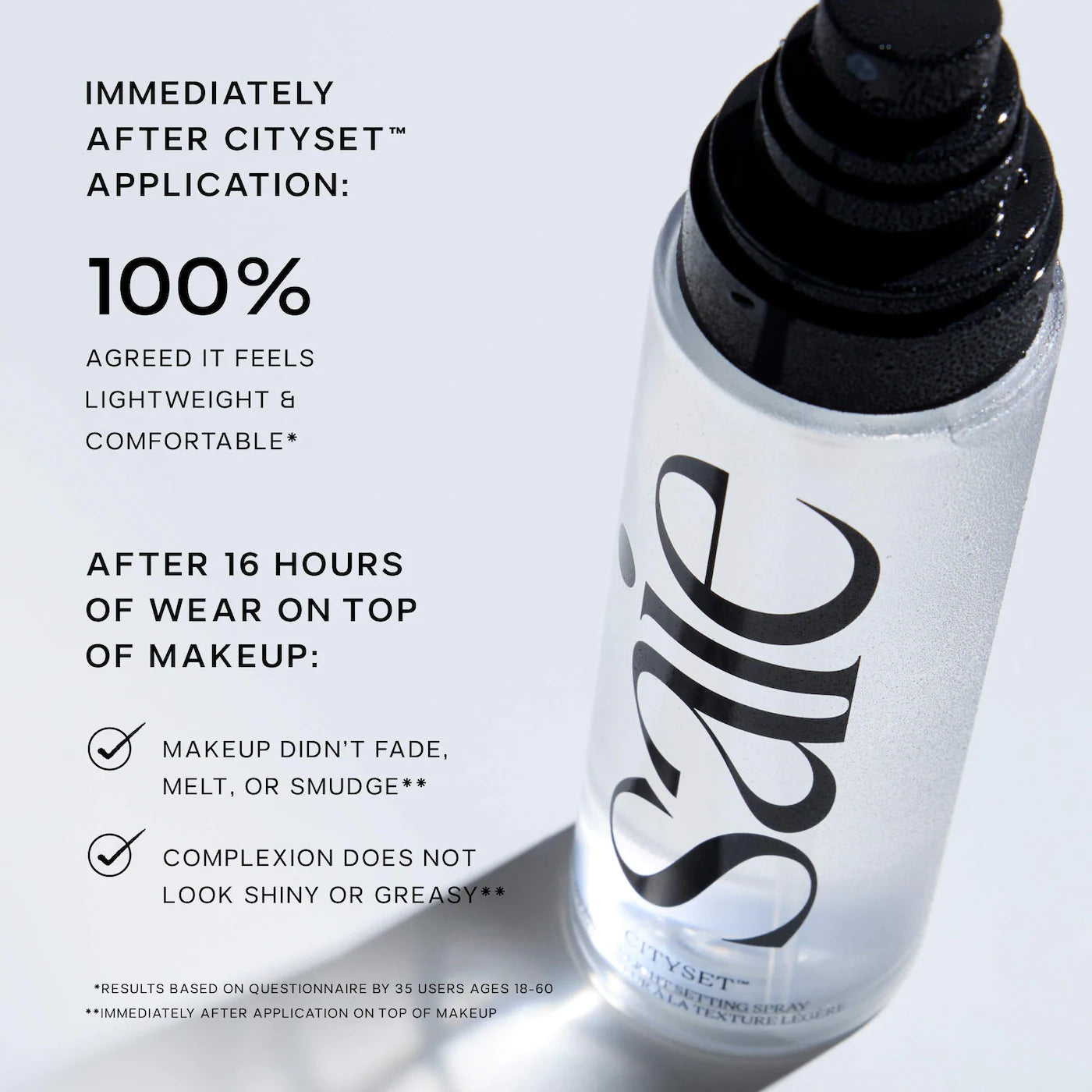 Saie  CitySet™ Ultra-Fine Mist Setting Spray with 16 Hour Wear **BAJO-PEDIDO**