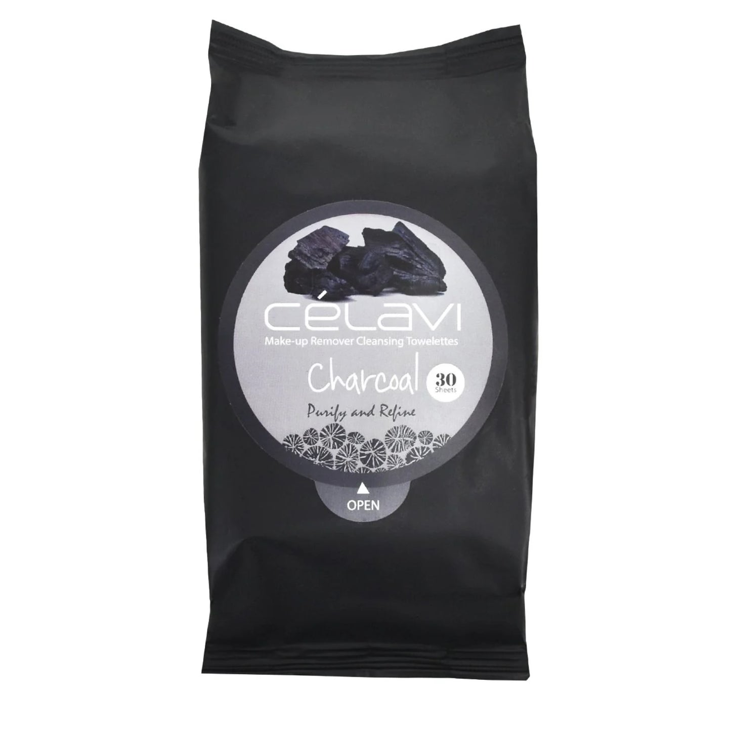 Celavi - Toallitas Desmaquillantes Charcoal Cleansing Wipes