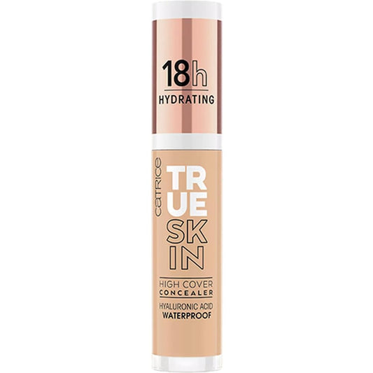 Catrice - Corrector de ojeras de alta cobertura True Skin; a prueba de agua y ligero para lograr un aspecto mate suave; contiene ácido hialurónico y dura hasta 18 horas **BAJO-PEDIDO**
