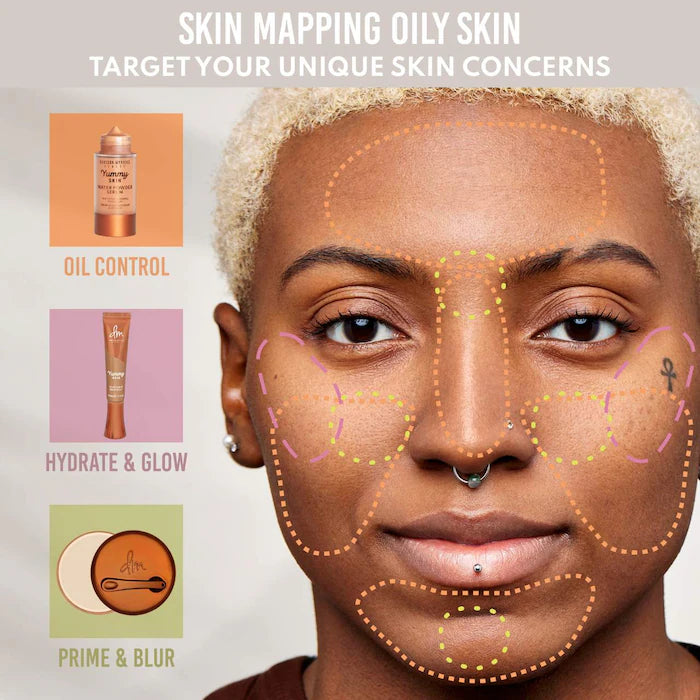 Danessa Myricks Beauty  Yummy Skin Mattifying Water Powder Serum with Niacinamide and Hyaluronic Acid  **BAJO-PEDIDO**