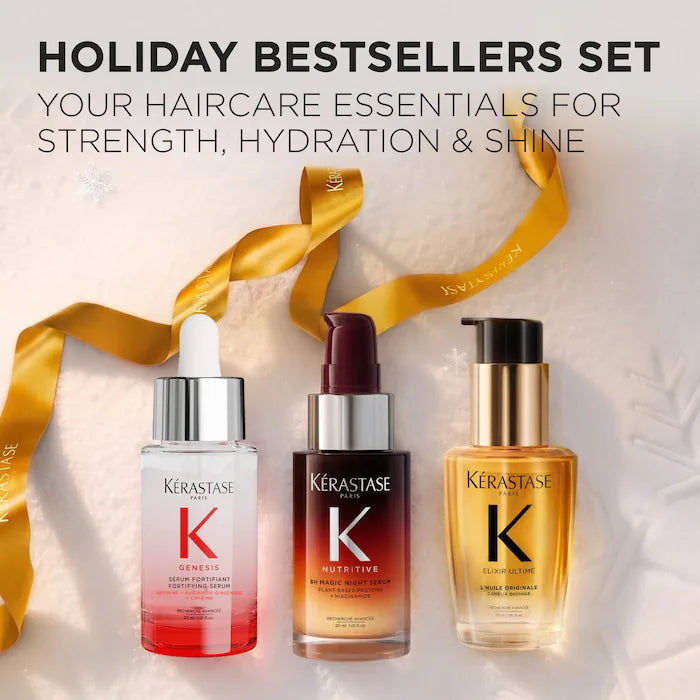Kérastase  Mini Genesis, Elixir Ultime & 8H Magic Bestsellers Hair Gift Set **BAJO-PEDIDO**