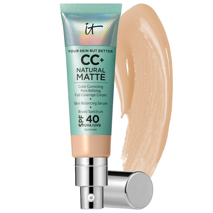IT Cosmetics - CC+ Cream Natural Matte Foundation with SPF 40 *BAJO-PEDIDO**