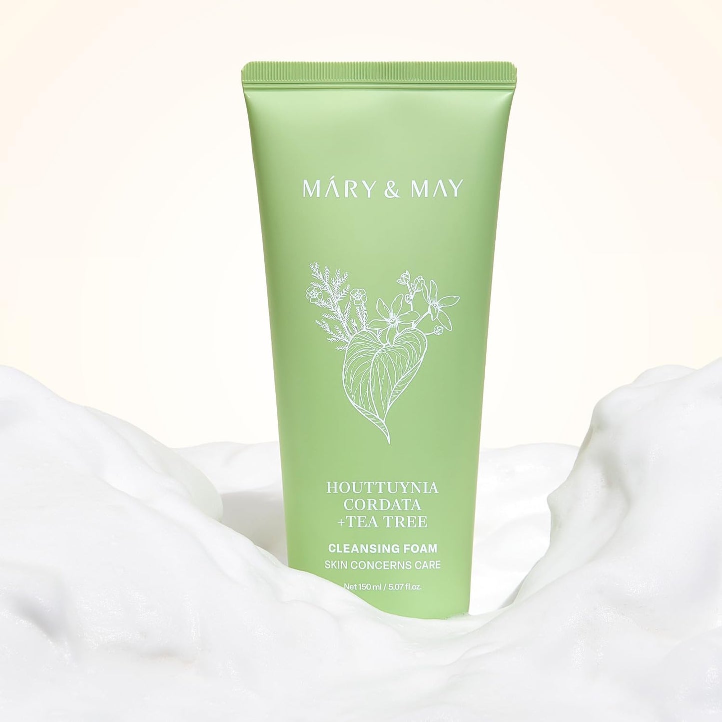 Mary&May - Houttuynia Cordata + Tea Tree Cleansing Foam