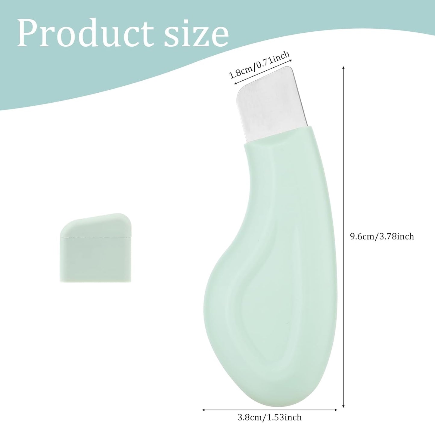 Herramienta de eliminación de puntos negros, removedor de espinillas de nariz de silicona, removedor de puntos negros, espátula facial, limpieza profunda, extractor de poros, limpiador suave y seguro **BAJO-PEDIDO**