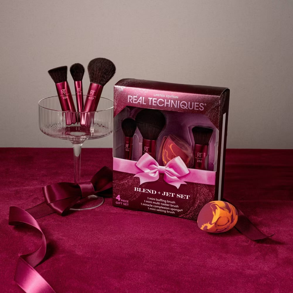 Real Techniques - Mini Make Up Brush And Sponge Gift Set