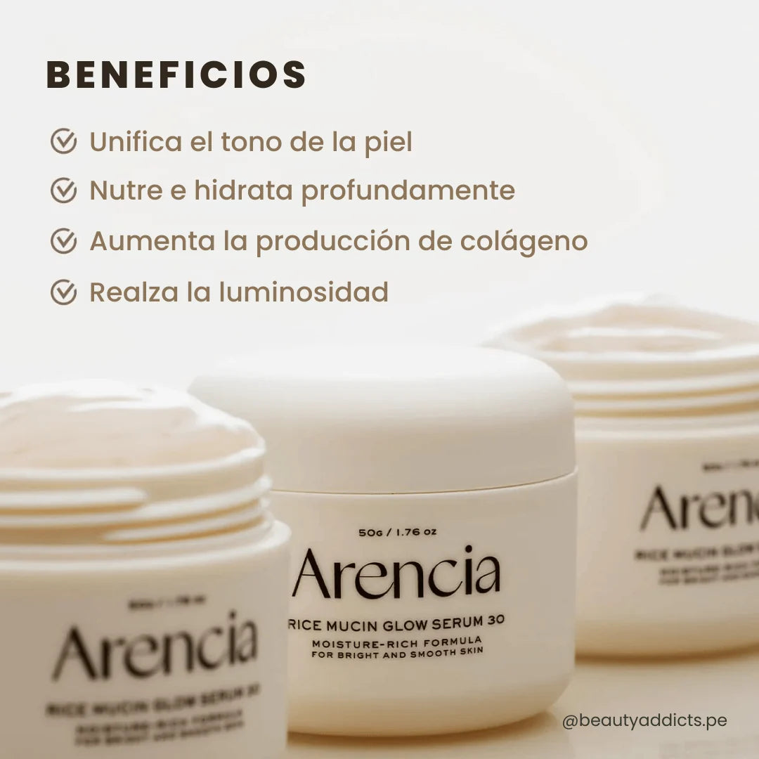 Arencia - Rice Mucin Glow Serum 30