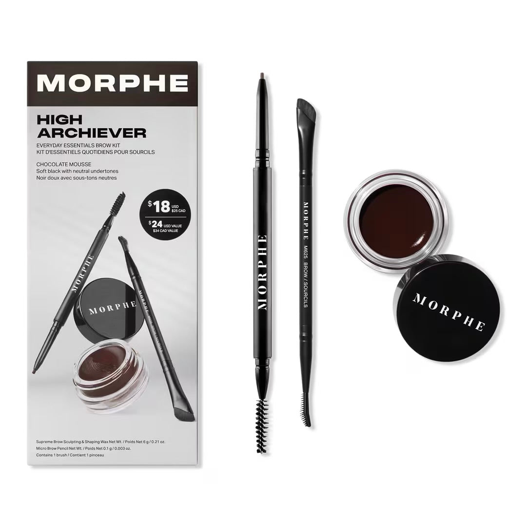 Morphe - Kit de cejas High Archiever Everyday Essentials Brow Kit