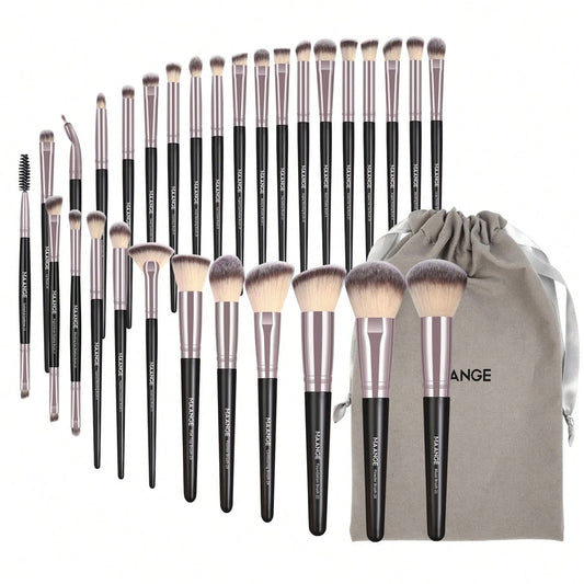 Shein - Set de 30 Piezas De Cepillos De Maquillaje Profesional