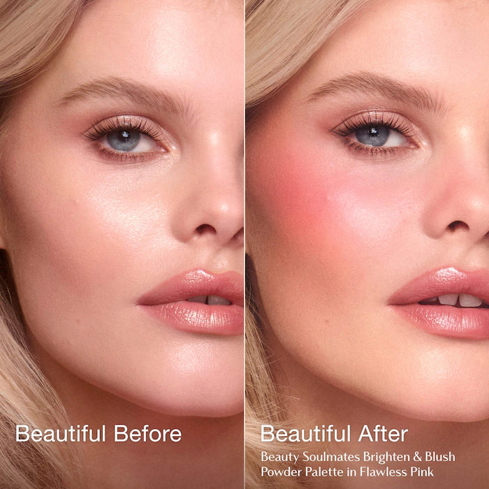 Charlotte Tilbury - Pillow Talk Beauty Soulmates Airbrush Flawless Finish Brightening and Blush Powder Palette **BAJO-PEDIDO**