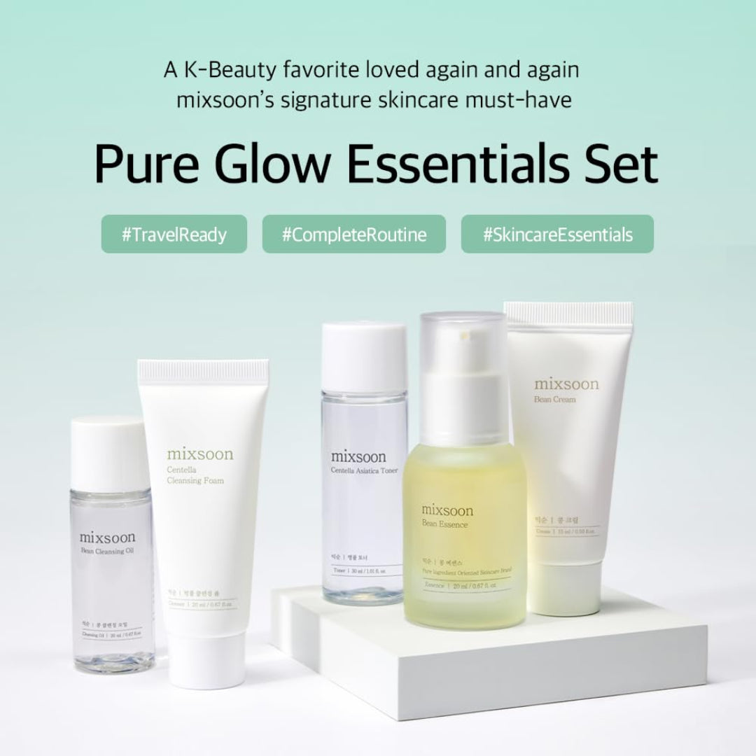 Mixsoon - Pure Glow Essentials Set (5 pasos)