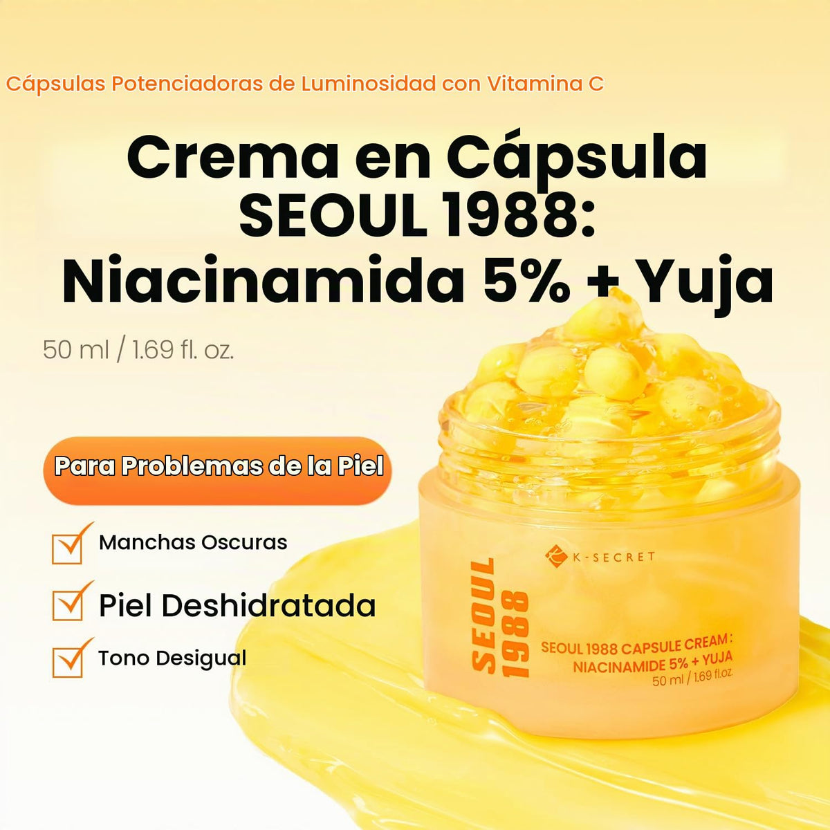 KSECRET - SEOUL 1988 Capsule Cream : Niacinamide 5% + Yuja