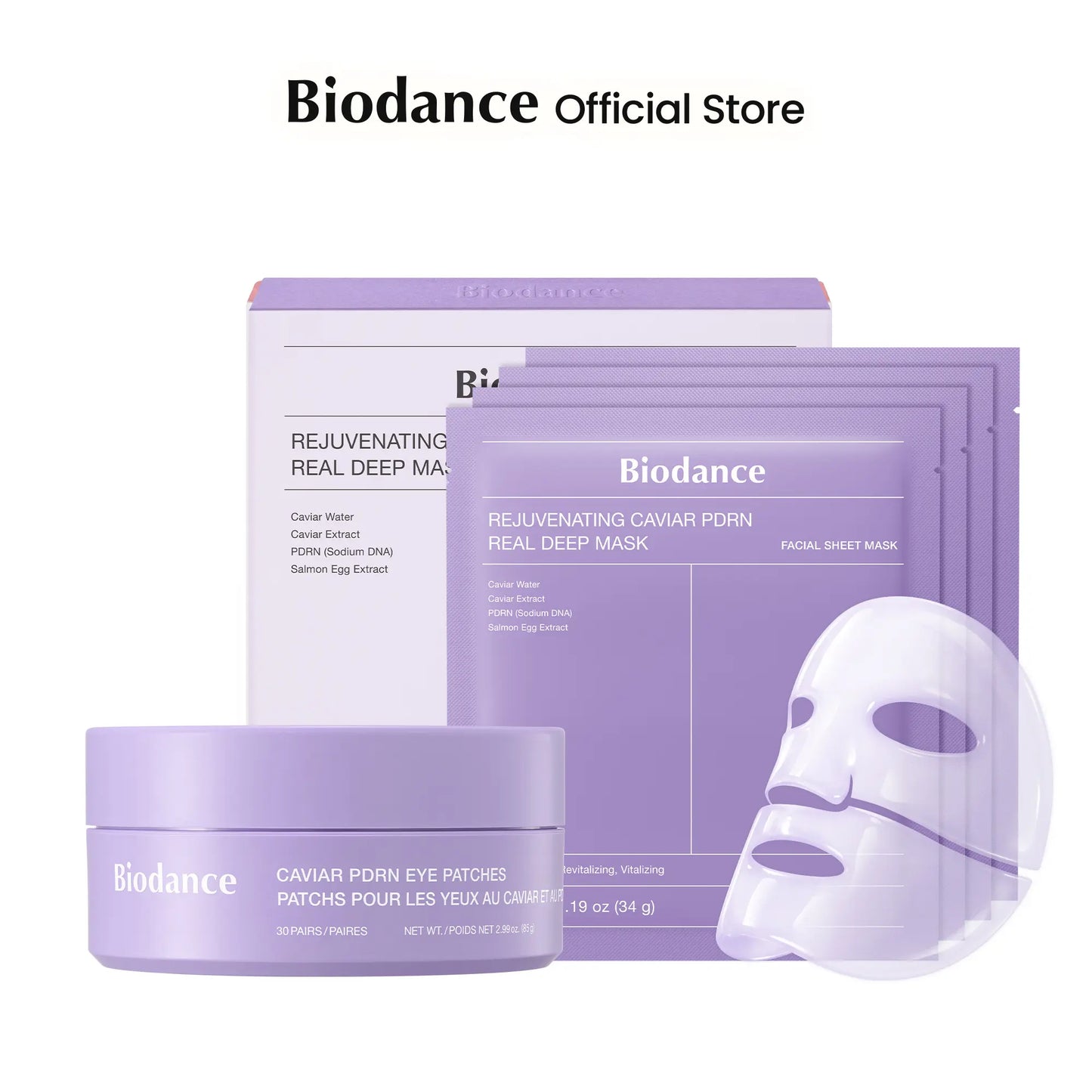 Biodance - Caviar PDRN Mask & Patch DuO