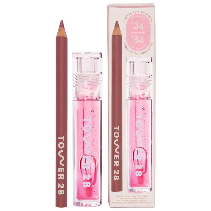 Tower 28 Beauty - Line + Shine Lip Liner and Lip Gloss Set **BAJO-PEDIDO**