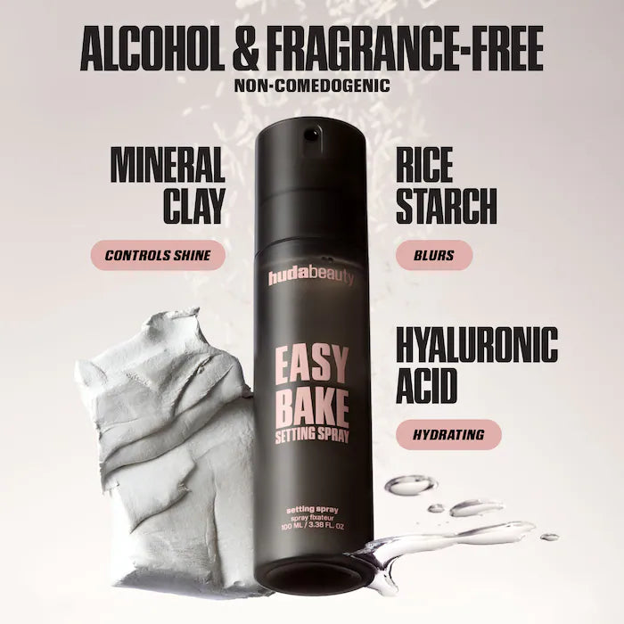 HUDA BEAUTY - Easy Bake Blurring Setting Spray with 16-Hour Wear