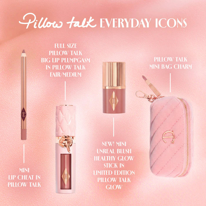 Charlotte Tilbury  Pillow Talk Everyday Icons Lip & Cheek Makeup Gift Set **BAJO-PEDIDO**