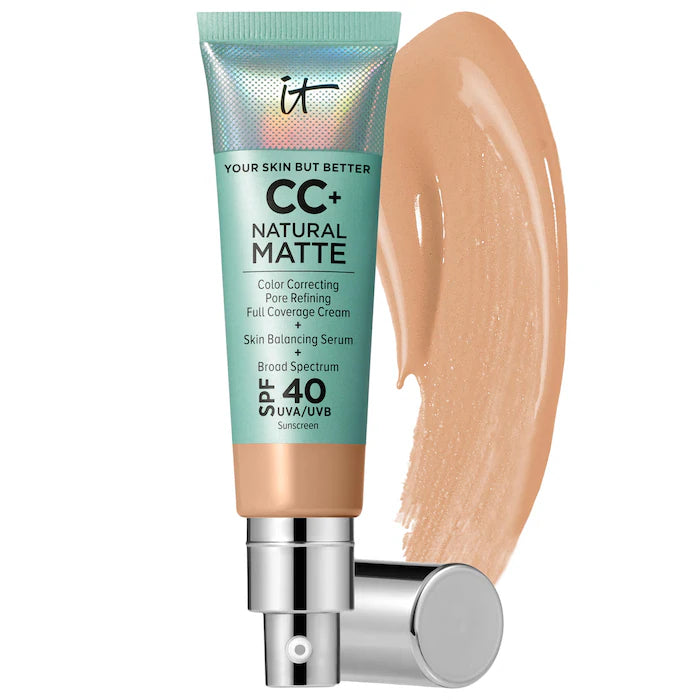 IT Cosmetics - CC+ Cream Natural Matte Foundation with SPF 40 *BAJO-PEDIDO**