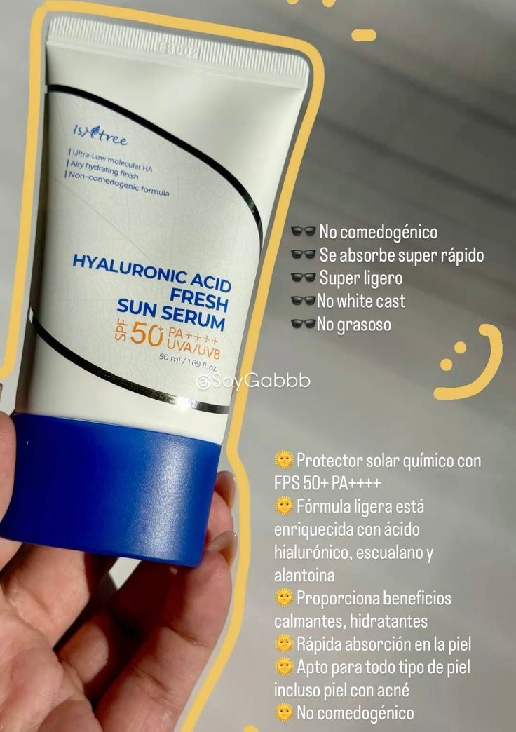 Isntree - Hyaluronic Acid Fresh Sun Serum