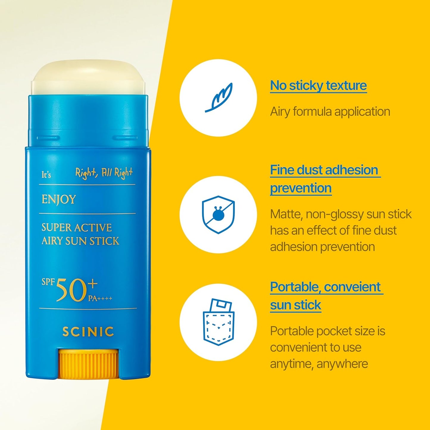 SCINIC - Enjoy Super Active Airy Sun Stick