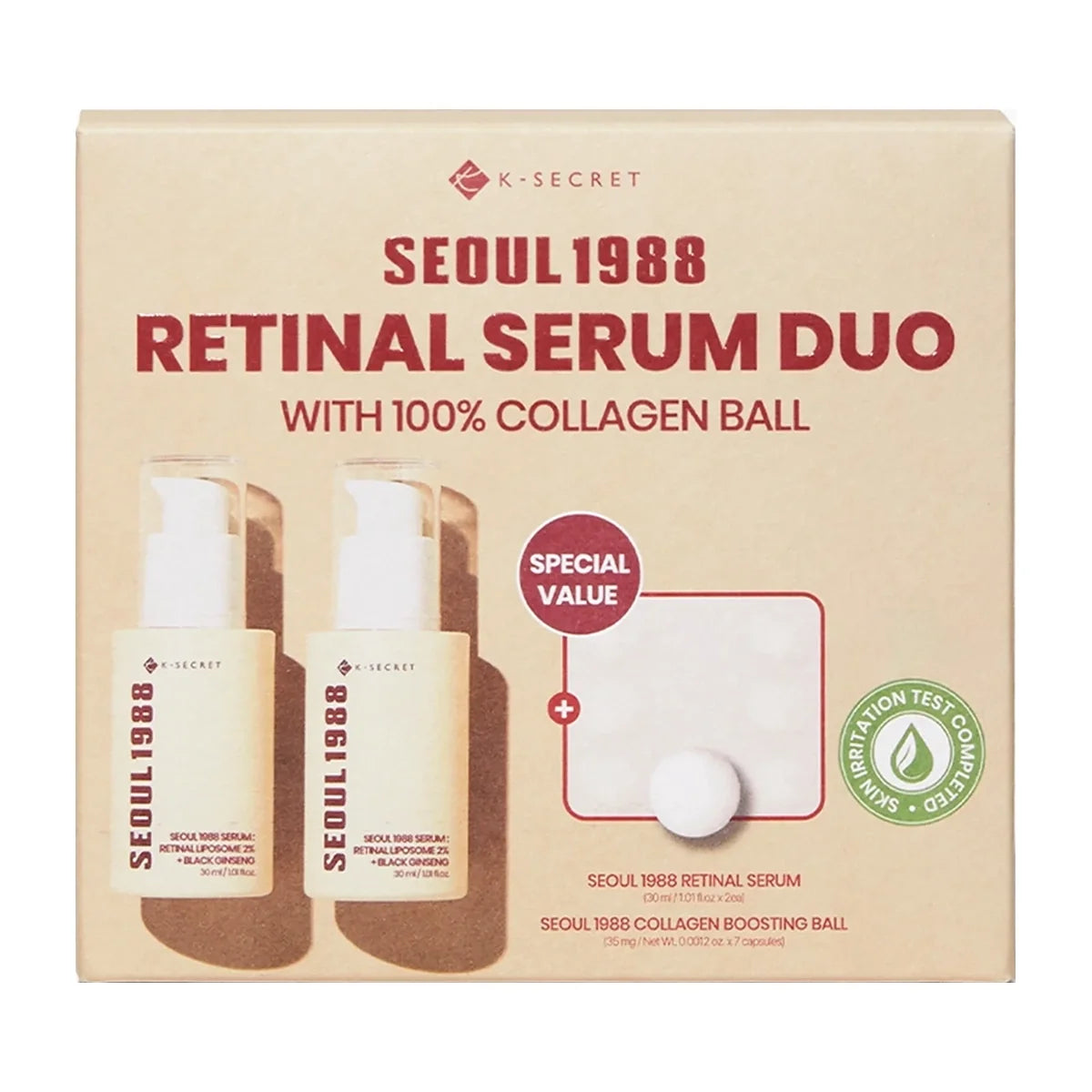 K-SECRET -  Seoul 1988 Retinal Serum Duo